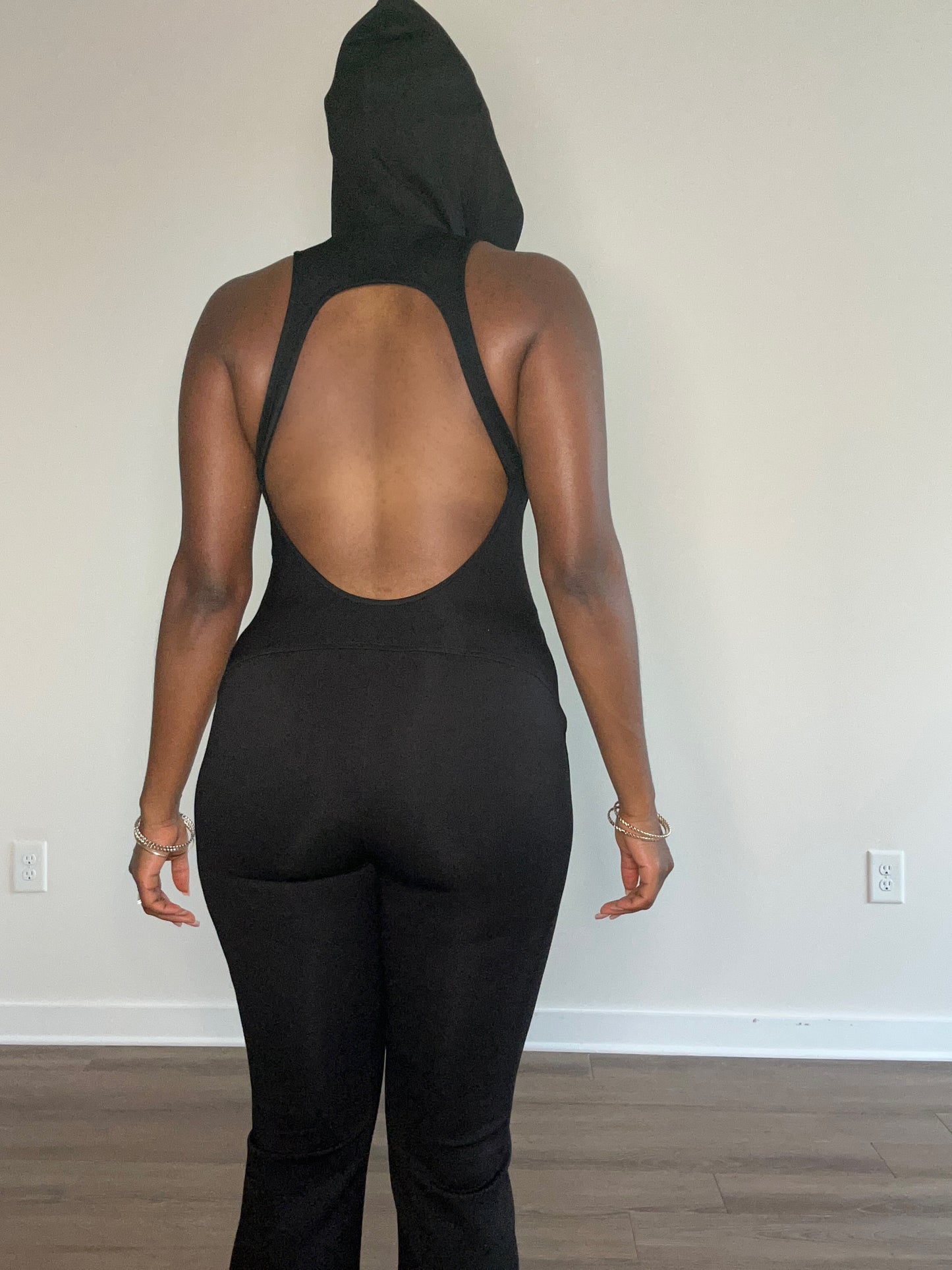 VELOCITY VIXEN Hooded Racerback Jumpsuit